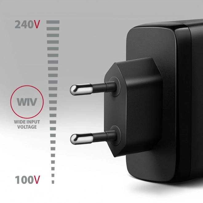 Cestovná nabíjačka ACU-DPQ100 GaN 100W s 3 portami