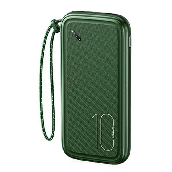 Powerbanka Usams PB56 10000mAh zelená