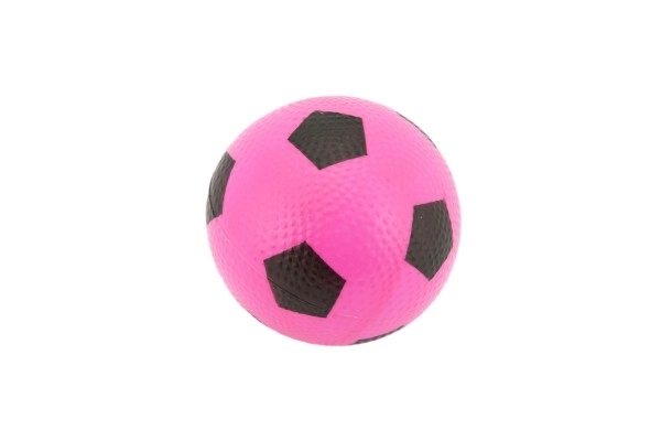 Futbalová lopta z gumy 12 cm mix farieb v sieťke