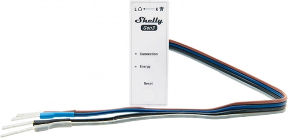 Merací prístroj energetickej spotreby Shelly 3EM Gen3 WiFi