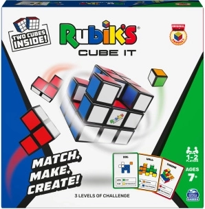 Logická hra RUBIK’S Cube It – 3D hlavolam pre 1–2 hráčov