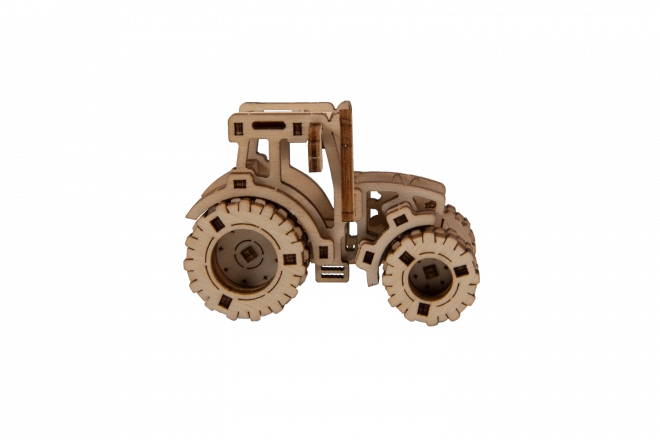 Drevené puzzle 3D - model traktor Fendt 210