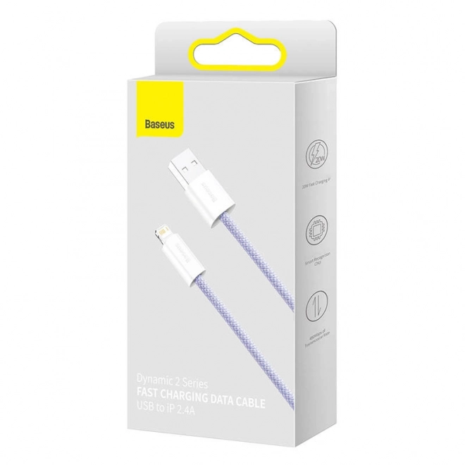 USB kábel na Lightning Baseus Dynamic 2 (fialový)