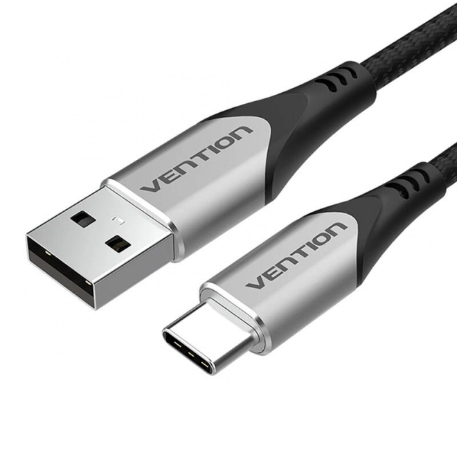 Kábel USB 2.0 A na USB-C Vention 3A sivý