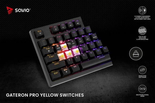 Bezdrôtová mechanická klávesnica Phenix Gateron Red