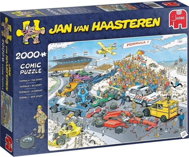 Jumbo Puzzle Jan van Haasteren Štart Formule 1 2000 dielikov