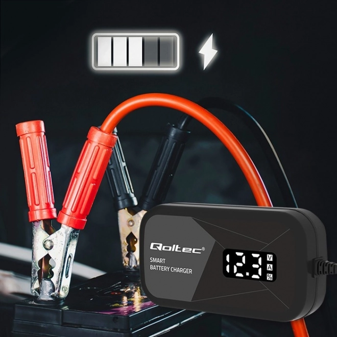 Inteligentná mikroprocesorová nabíjačka 12V, 2A s LCD displejom