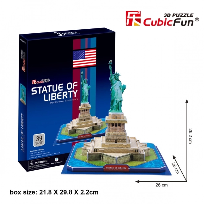 3D puzzle Socha Slobody