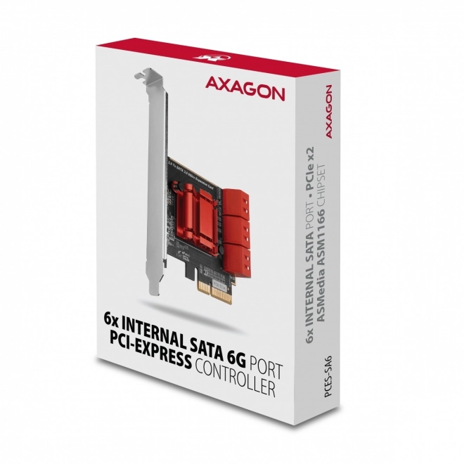 PCIe rozširujúca karta s 6x SATA portami 6G