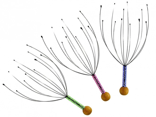 Relaxačný ájurvédsky masážny prístroj na hlavu