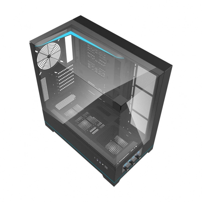 Počítačová skriňa bez ventilátorov Darkflash DY450 čierna
