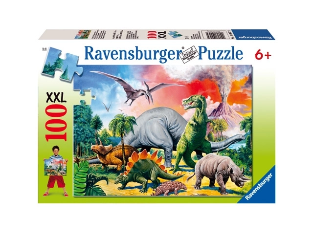 Ravensburger Puzzle Medzi Dinosaurami XXL, 100 dielikov