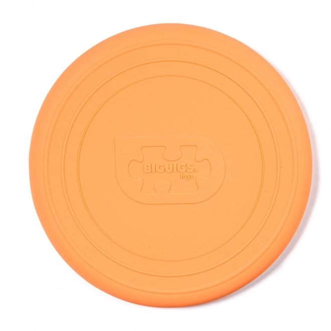 Oranžový frisbee na hranie Bigjigs Toys