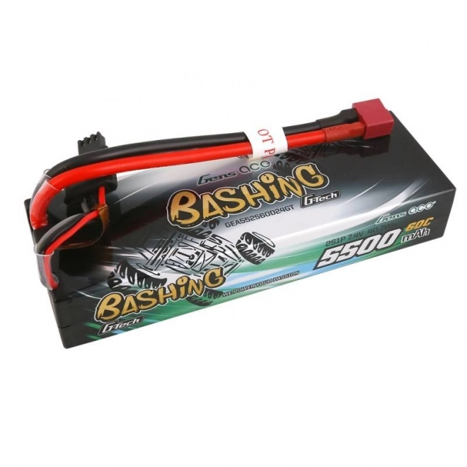 Lipo batéria Gens Ace G-Tech 5500mAh 7,4V 60C 2S1P pevné puzdro