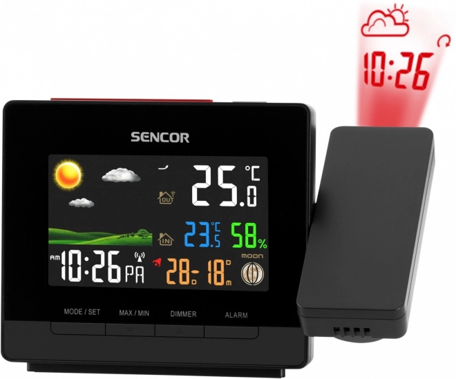 Projektorová meteostanica SENCOR SWS 5400