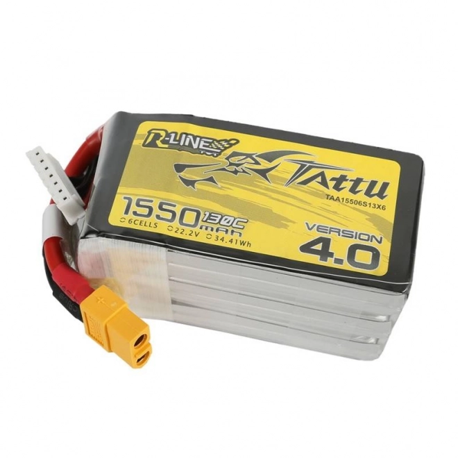 Akumulátor LiPo Tattu R-Line 1550mAh 22.2V 130C 6S1P