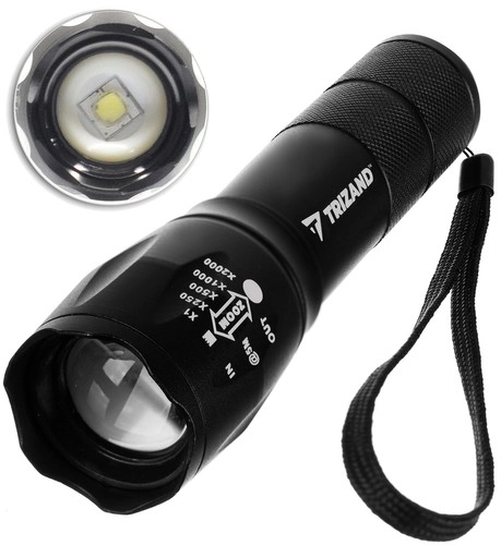 Latarka CREE LED T6 nabíjateľná