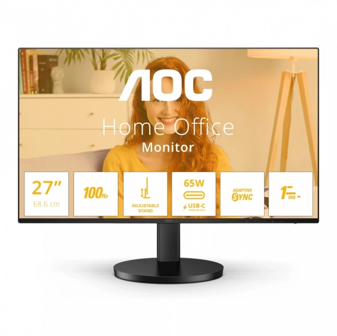 Monitor 27 palcov IPS 100Hz HDMI USB-C HAS