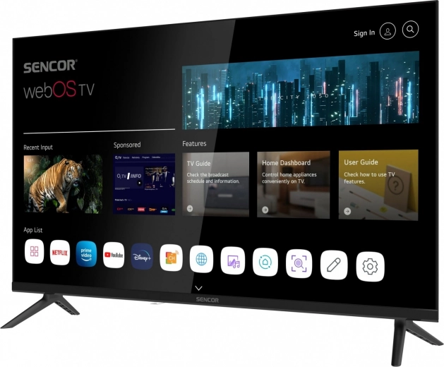 Inteligentné prostredie webOS s obľúbenými aplikáciami