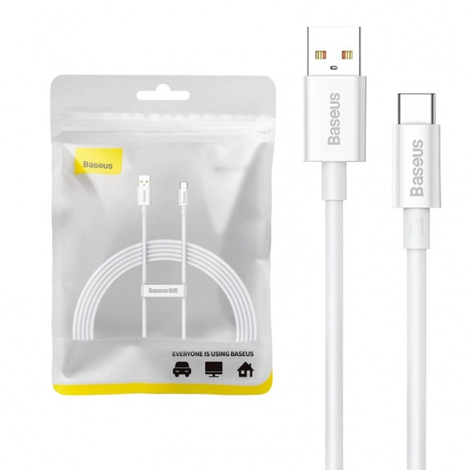 USB-C kábel Baseus Superior 2 m biely