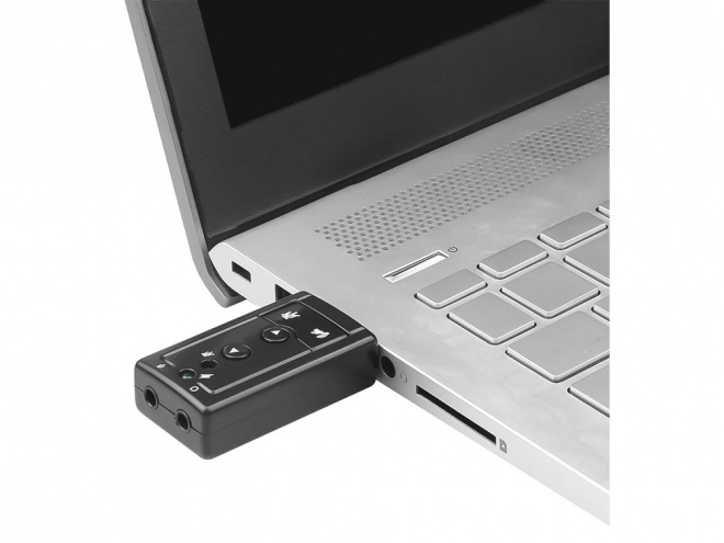 Externá USB zvuková karta 7.1 s mikrofónovým a slúchadlovým vstupom