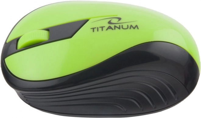 Bezdrôtová optická myš Titanum Rainbow zelená