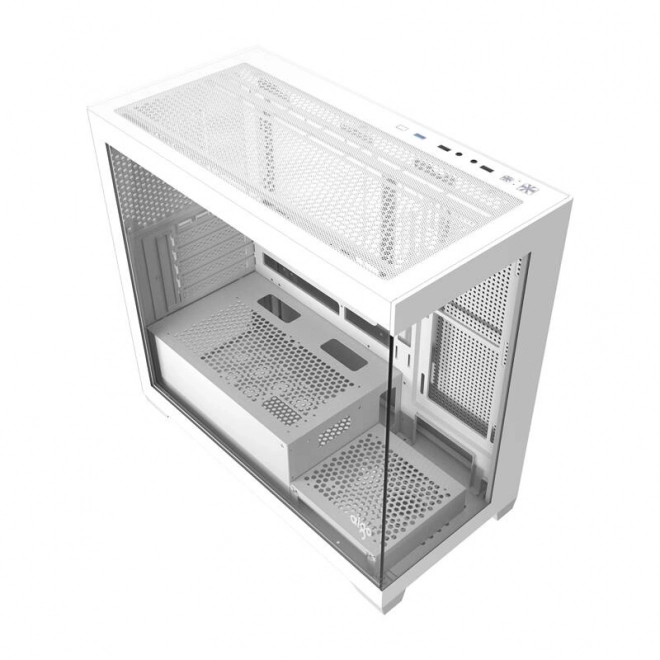 počítačová skriňa Darkflash C218M bielej s 6 ARGB ventilátormi