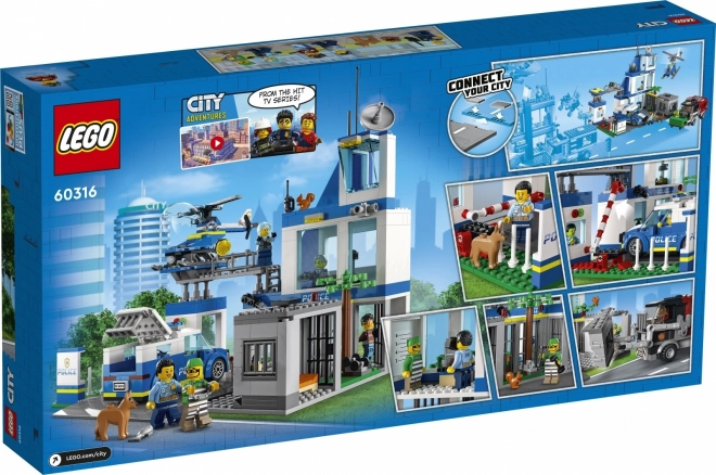 LEGO City 60316 Policajná stanica