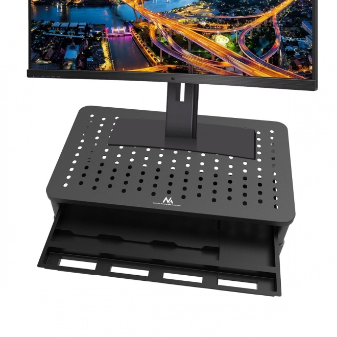 Ergonomický stojan na monitor s úložnou zásuvkou