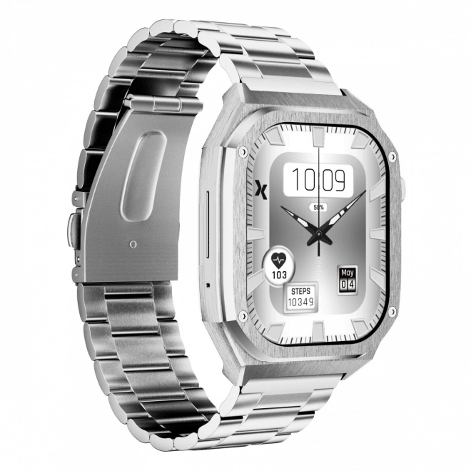 Smartwatch FW65 Iron S strieborný