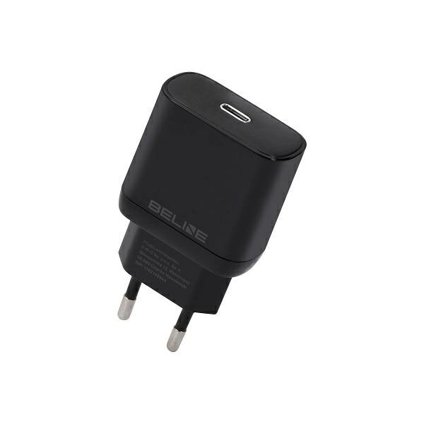 25W sieťová nabíjačka GaN USB-C PD 3.0 bez kábla – Čierna