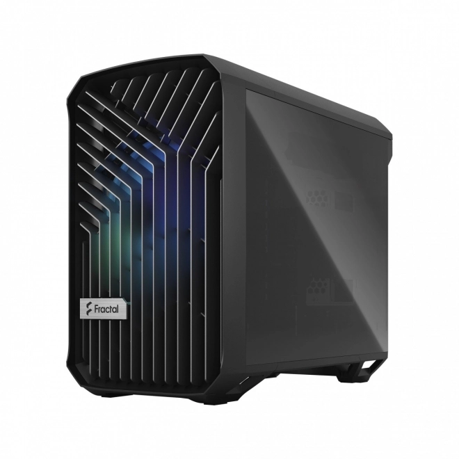 Vežová skrinka Torrent Nano RGB Black TG svetlý odtieň
