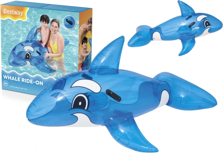 Bestway nafukovací jazdecký delfín/veľryba 157 cm