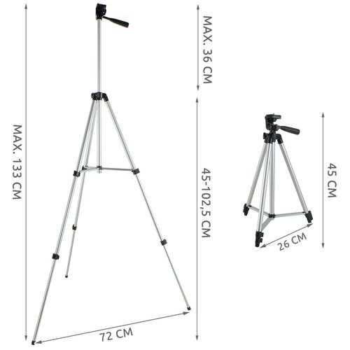 Fotostat s diaľkovým ovládaním bluetooth - 133 cm