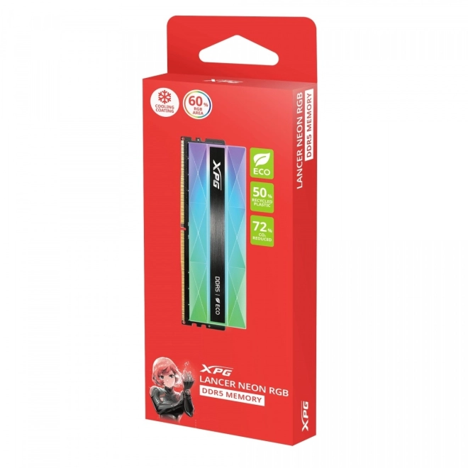 XPG lancer neon rgb pamäť DDR5 32GB