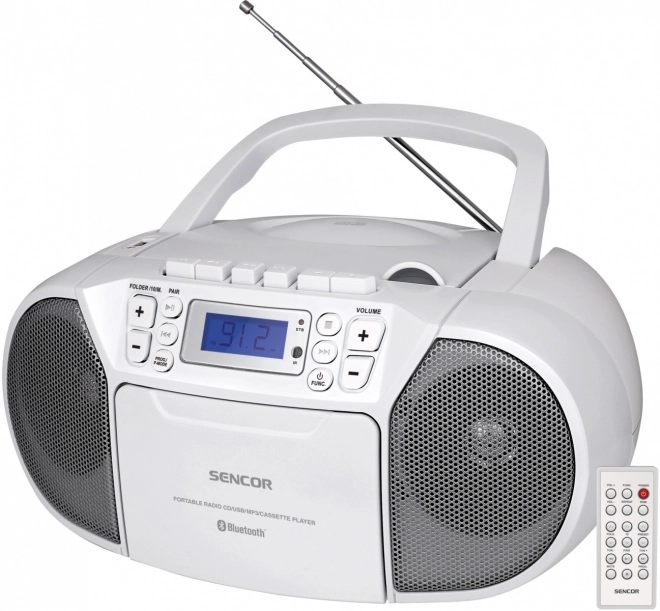 Radiomagnetofón s CD, MP3, USB a Bluetooth