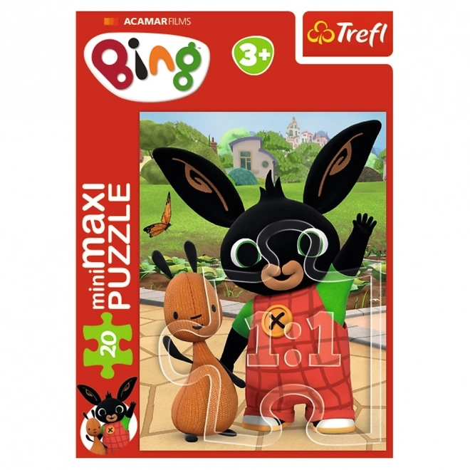 Puzzle Bing a jeho priatelia 20 dielikov