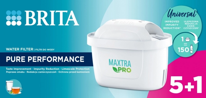 Filtračný vložky Brita Maxtra PRO Pure Performance - balenie 5+1
