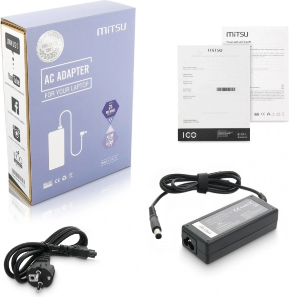 Nabíjačka na notebook DEL 65W 19.5V 3.34A