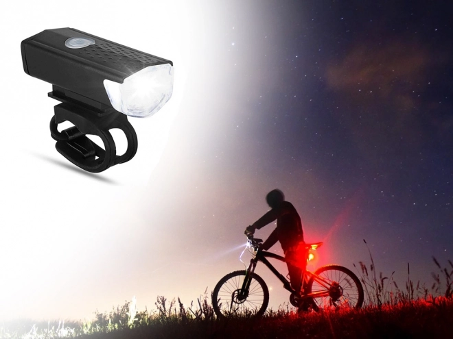 Led osvetlenie na bicykel predná a zadná sada USB