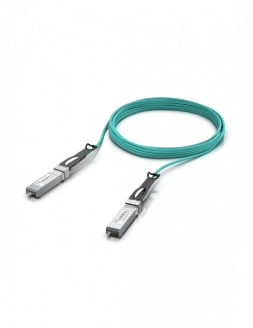 Optický kábel SFP+ Ubiquiti 5M v Aqua farbe