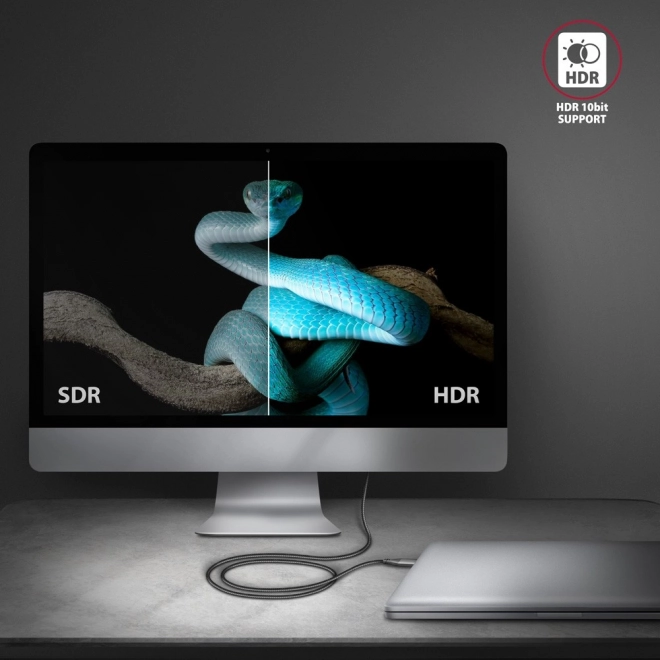USB-C na HDMI 2.0 4K/60Hz adaptér s 1.8m káblom