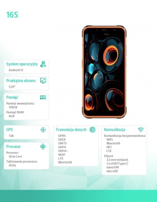 Odolný smartphone Ulefone Power Armor 16S