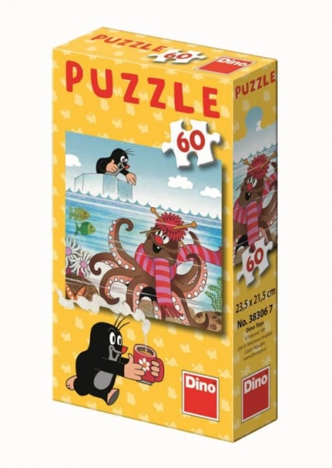 Puzzle Krtek a moudrá sova 60 dielikov