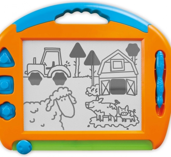 3 magnetické pečiatky a stylus na šnúrke