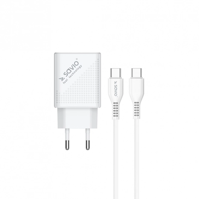 Rýchlonabíjačka USB Quick Charge Power Delivery 3.0 18W s USB-C káblom 1m