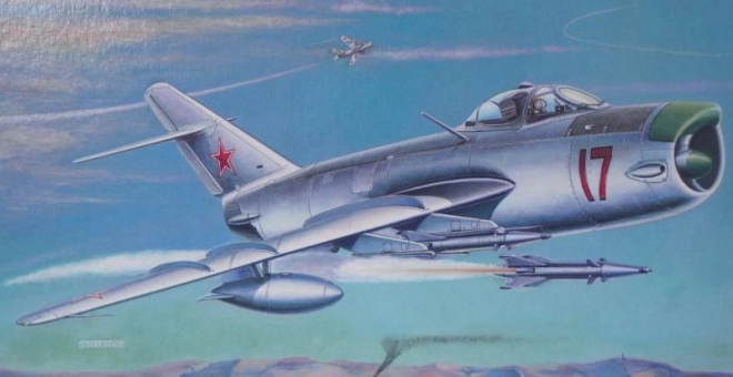 Model stíhačky Mig 17 PF/PFU 1:48