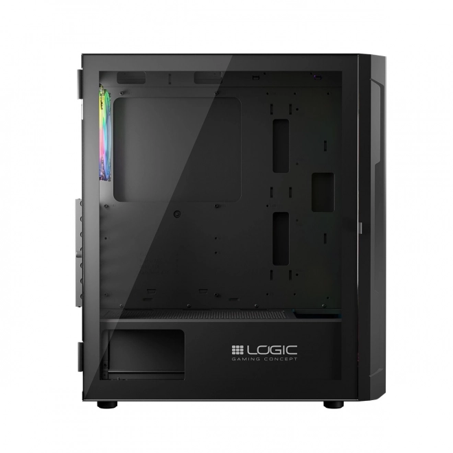 Počítačová skrinka LOGIC Aramis ARGB Midi USB 3.0 Čierna