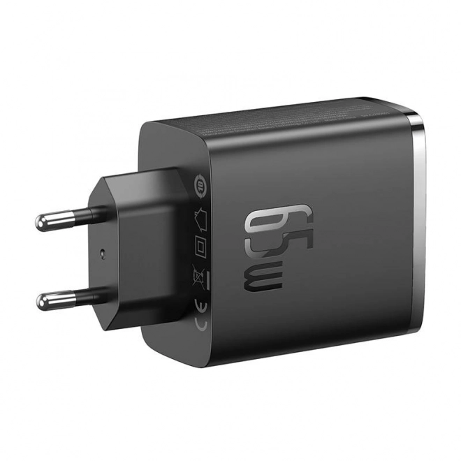 Nástenná nabíjačka Baseus OS-Cube Pro 2xUSB-C + USB, 65 W čierna