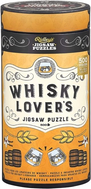 Ridley's Games Puzzle pre milovníkov whisky 500 dielikov